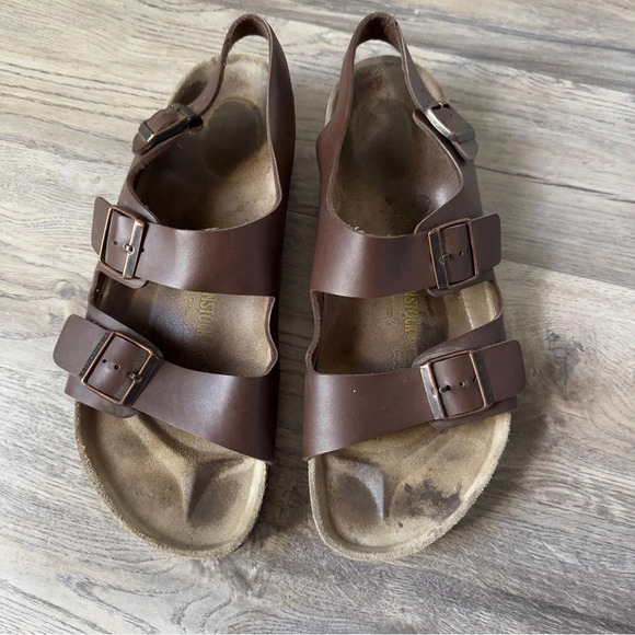Birkenstock Brown Men's Sandals - Picture 3 of 10